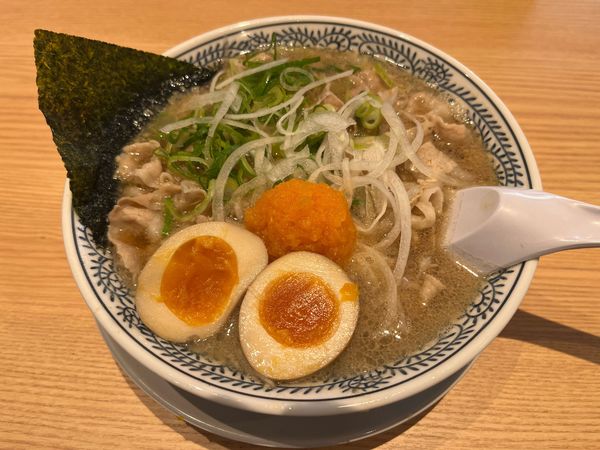 「味玉肉そば肉ダブル900円」@丸源ラーメン 稲城平尾店の写真