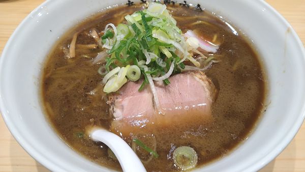 「醤油ラーメン、小ライス」@あさひ町内会の写真