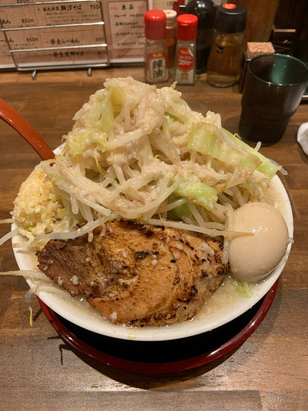 「龍丸ラーメン野菜大盛り麺特盛」@麺屋 龍丸の写真