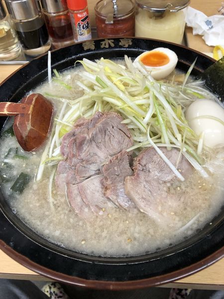 「定番　ネギ増し」@ラーメン青木亭 戸田店の写真