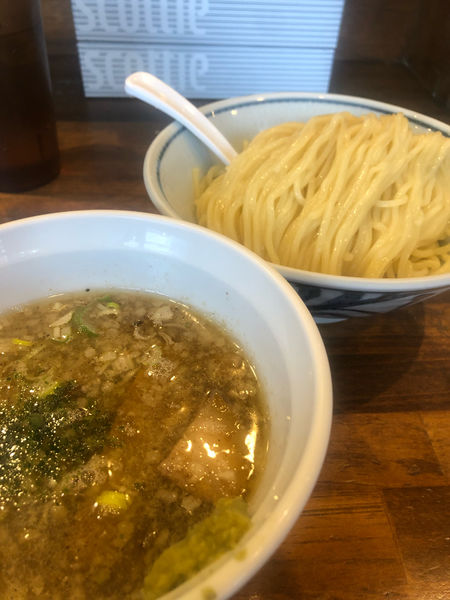 「塩つけ麺（大盛）」@めいげんその写真