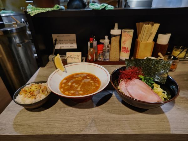 「期間限定えびつけ麺」@らーめん ぱったぱたの写真