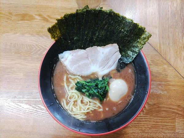 「ラーメン+味玉+のり」@麺家 紫極の写真