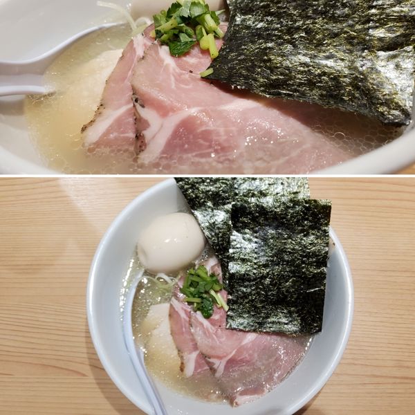 「特製くらむそば塩（貝のみ）」@貝出汁中華そば くらむの写真