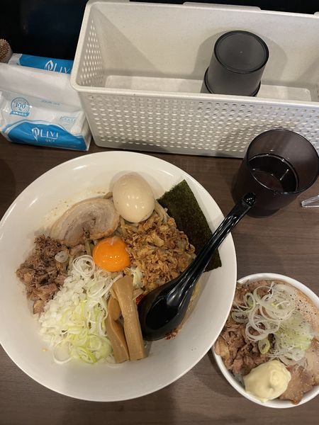 「まぜそば大」@狼煙 東大宮店の写真