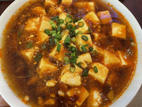 「マーボーメン660円」@香港味道 三宝 イオンタウンふじみ野店の写真