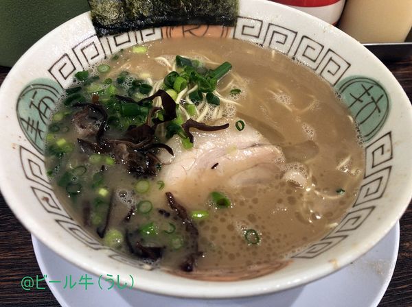 「らーめんアブラ抜きバリカタ(800円)、めんたいこご飯(300円」@博多長浜らーめん 楓神の写真