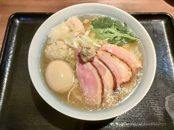 「特製鴨出汁手揉み中華蕎麦」@鴨出汁中華蕎麦 麺屋yoshikiの写真