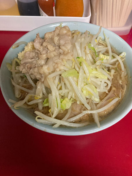 「小ラーメン　ニンニク少しあぶら」@ラーメン二郎 中山駅前店の写真