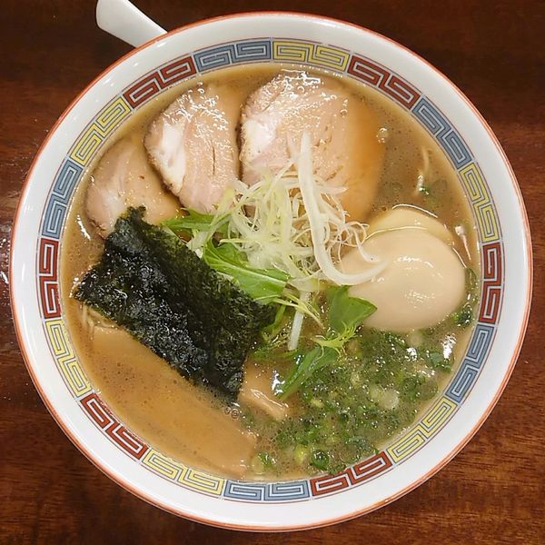 「醤油ラーメン、味玉トッピング」@ラーメン三太 駅前店の写真