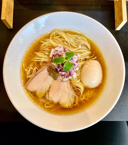 「醤油SOBA」@諭吉製麺所の写真