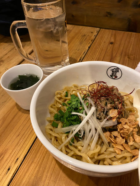 「ガーリックミート」@イタリアンまぜそばのお店 みくちゃん食堂の写真