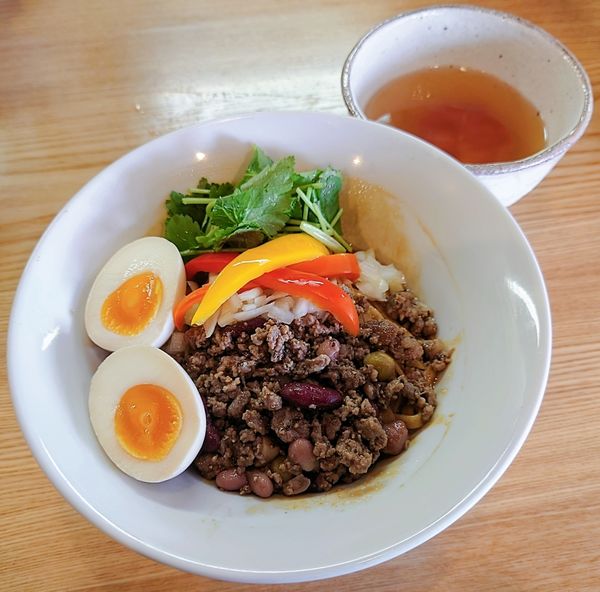 「松阪牛脂の和えつけそば【期間·数量限定】」@麺 㐂色の写真