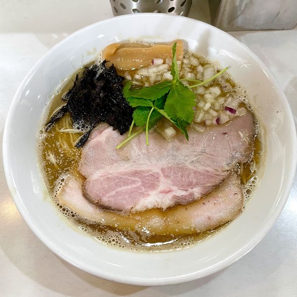 「【限定A】アジ煮干しらーめん ￥850」@麺屋 扇 SENの写真