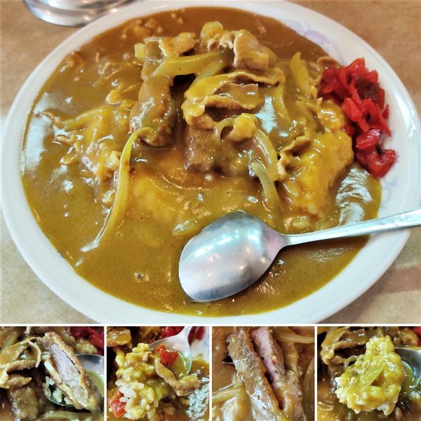 「カツカレー　880円」@栄龍の写真