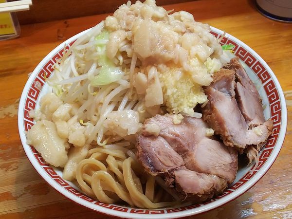 「小ラーメン　ニンニクアブラ多め　850円」@ラーメンくめちゃんの写真