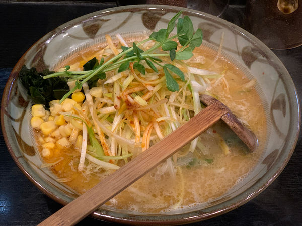 「味噌一ネギ（太麺）」@味噌一 大原店の写真