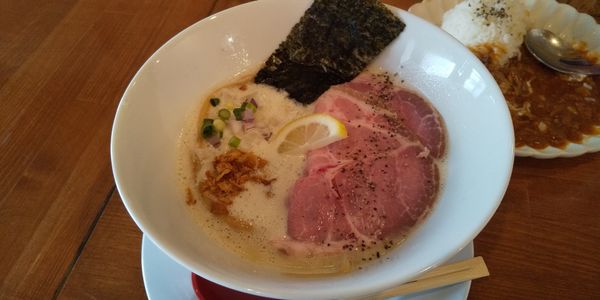 「鶏白湯そば」@らーめん コットンポットの写真