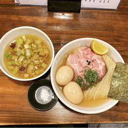 味玉塩つけ麺