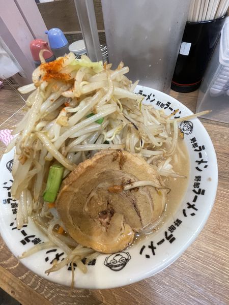 「豚骨野郎 大盛」@野郎ラーメン 三軒茶屋店の写真