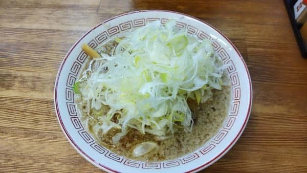 「背油醤油ネギラーメン」@喜多方食堂 浅草本店の写真