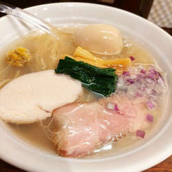 味玉貝出汁塩そば