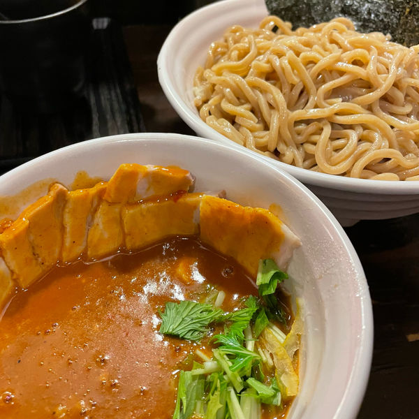 「ベジポタ辛つけ麺」@つけ麺 えん寺 吉祥寺総本店の写真