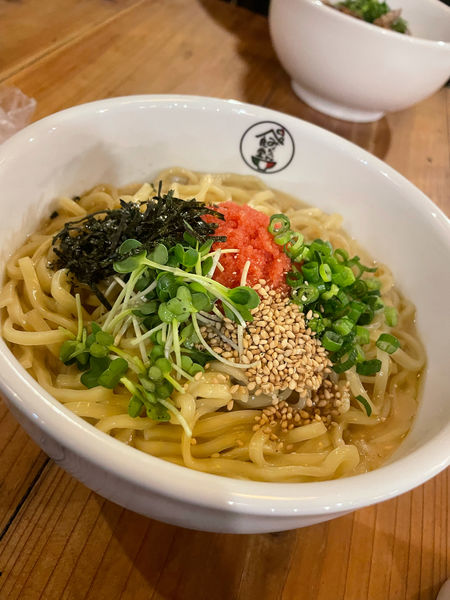 「まぜそば明太クリーム」@イタリアンまぜそばのお店 みくちゃん食堂の写真