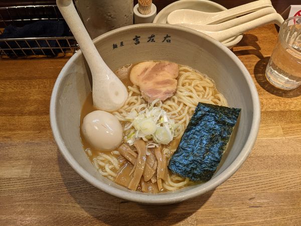 「大盛らーめん味玉　1060円」@麺屋吉左右の写真