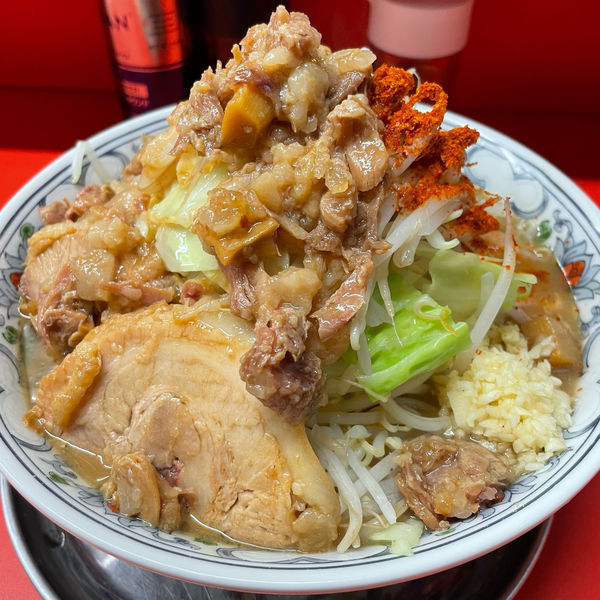 「ラーメン　肉かすアブラ」@ハナイロモ麺 吉祥寺本店の写真