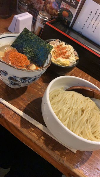 「辛辛魚つけめん」@麺処 井の庄 立川店の写真