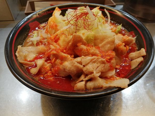 「紅ラーメン」@麺創研 紅 府中の写真
