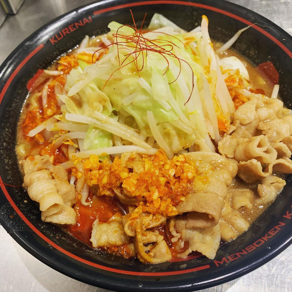 「紅ラーメン」@麺創研 紅 府中の写真