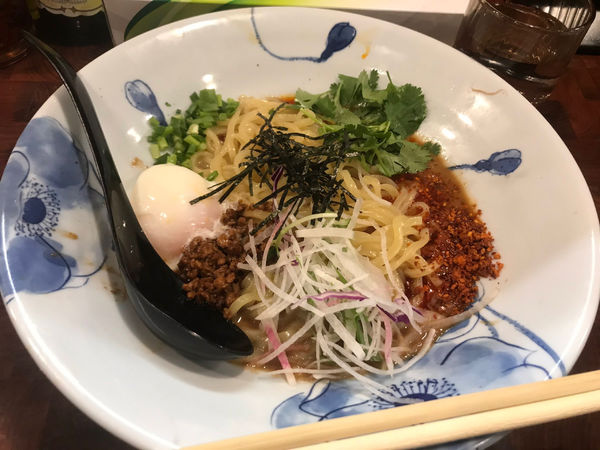 「汁なし坦々麺」@龍の子 所沢店の写真