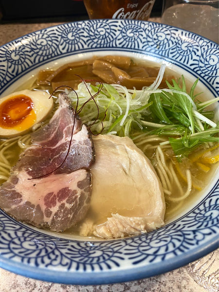 「淡麗塩そば　780円」@麺処 かつ善の写真