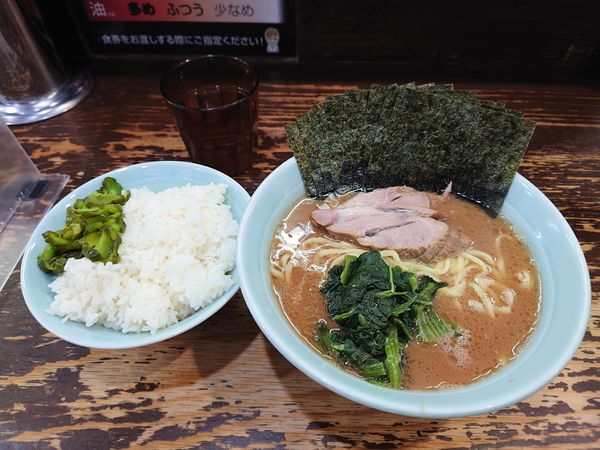 「醤油ラーメン」@らーめん武道家 口の写真
