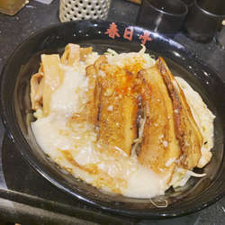 炙り鳥豚油そば