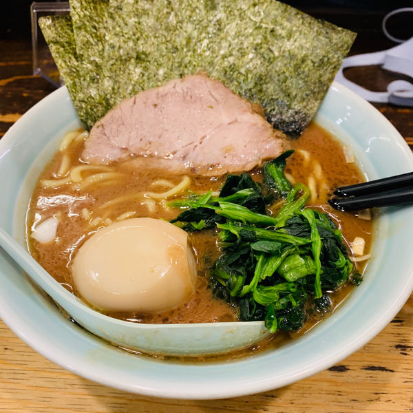 「ラーメン」@らーめん武道家 口の写真