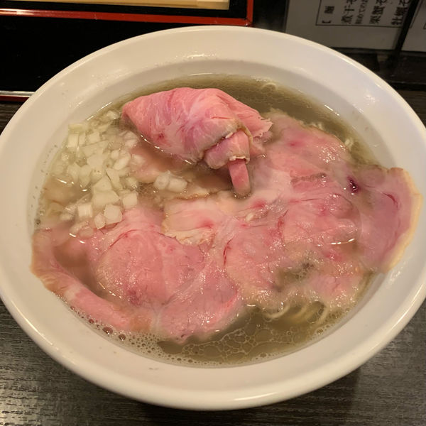 「煮干しそば　肉増し」@灰汁中華 丿貫 福富町本店の写真