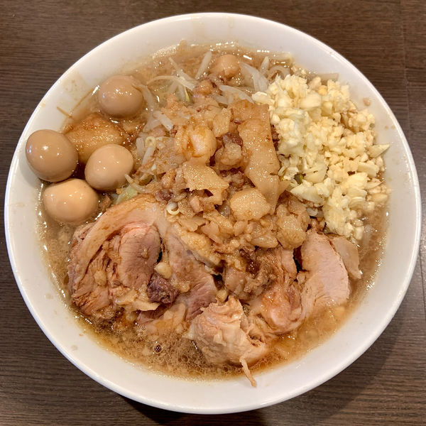 「ラーメン小（900円）ウズラ（100円）」@夢を語れ 鹿児島の写真