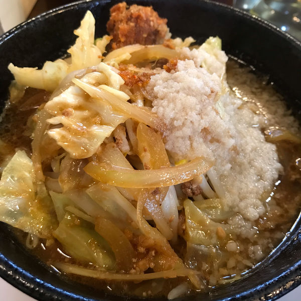 「ピリ辛ガッツリ味噌ラーメン(並)」@濃厚つけ麺 茜堂の写真