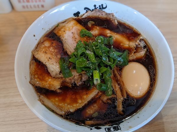 「中華そば並肉増し」@麺屋 丈六 キーノ和歌山店の写真