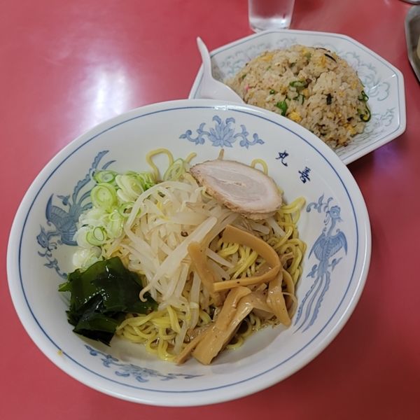 「セット 油そば 味噌チャーハン」@中華料理 丸善の写真