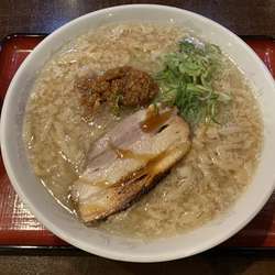 富士ラーメン　野菜抜き大蒜背脂