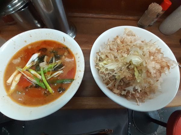 「大味噌つけ麺」@ラーメン麺徳 東上野店の写真