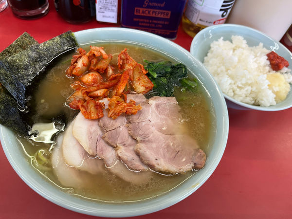 「チャーシューメン キムチ ¥950 ライス ¥100」@ラーメン大将 本店の写真
