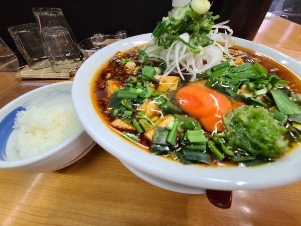 「麻婆麺」@中華そば 半ざわの写真