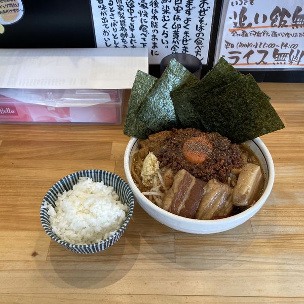 「男山台湾まぜそば」@台湾まぜそば はなび 豊橋店の写真