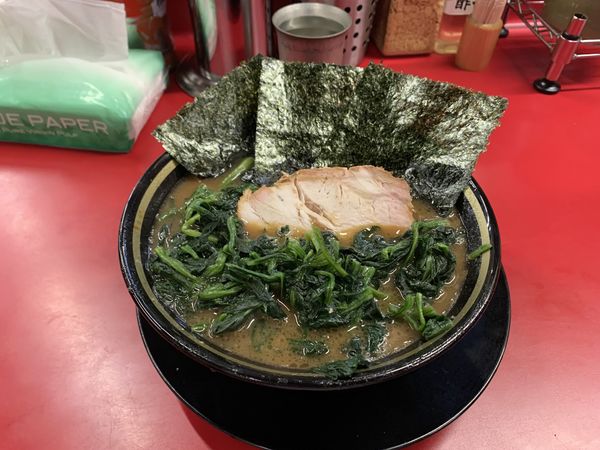 「並＋青菜」@柏 王道家の写真