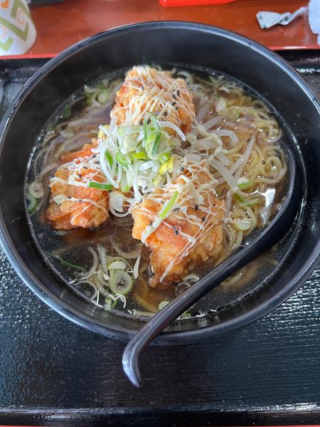 「唐揚げラーメン」@四川料理 福満楼の写真